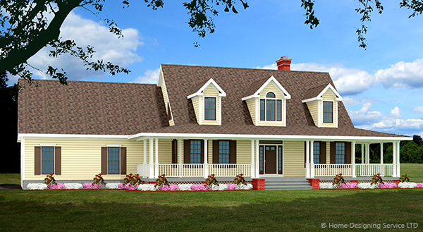 Cape Home front elevation